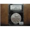 Image 1 : 2011-W AMERICAN SILVER EAGLE NGC MS69