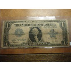 1923 LARGE SIZE $1 SILVER CERTIFICATE