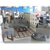Image 1 : 3PC GREY SOFA LOVESEAT AND CHAIR SET WITH 7 THROW PILLOWS