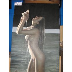 OIL ON CANVAS WOMANS BODY ARTWORK