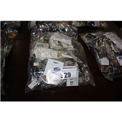 BAG OF 60-70PCS OF ASSORTED JEWELLERY. RETAIL VALUE $300-$400