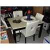 Image 1 : FAUX MARBLE TOP DINING TABLE