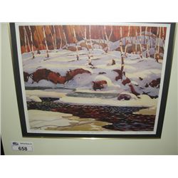 AJ KASANT WINTER ON THE DAWN SIGNED LIMITED EDITION PRINT