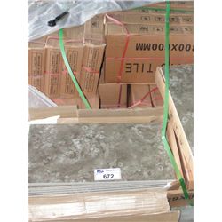 PALLET OF FLOWER MOSAIC FLOOR TILES