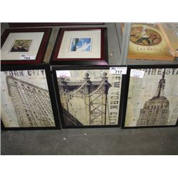 SHELF LOT OF ASSORTED ARTWORK