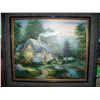 Image 2 : WILLIAM VERDULT ORIGINAL OIL ON CANVAS PAINTING, IN MANNER OF THOMAS KINKADE PREV. APPRAISED $88,000