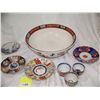 Image 1 : (8) PIECE IMPORTANT ASIAN DECORATIVE ART LOT INCLUDING LARGE BOWL, SIGNED PLATES