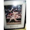 Image 1 : REGGIE JACKSON, NEW YORK YANKEES HAND SIGNED COLOR PHOTOGRAPH, FRAMED