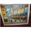 Image 2 : HARIMER, ORIGINAL OIL ON CANVAS PAINTING, 1960'S ERA OF EUROPEAN STREET SCENE