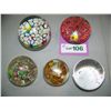 Image 1 : (7) PIECE HAND BLOWN GLASS PAPER WEIGHT LOT