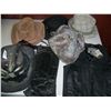 Image 1 : LOT OF (5) ASSORTED MENS HATS INCLUDING NEW CHILDS LEATHER VEST & CHAPS
