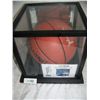 Image 2 : "DR. J" JULIUS ERVING HAND SIGNED BASKETBALL IN DISPLAY CASE