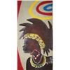 Image 1 : AFRICIAN PRINCESS, ORIGINAL OIL ON CANVAS & MIXED MEDIA PAINTING