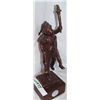 Image 2 : "THE TORCH" BY DENNIS SMITH 1998 S.L.C OLYMPICS ARTIST  LIMITED EDITION BRONZE SCULPTURE #143/300