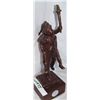 Image 2 : "THE TORCH" BY DENNIS SMITH 1998 S.L.C OLYMPICS ARTIST  LIMITED EDITION BRONZE SCULPTURE #143/300