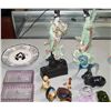 Image 2 : ASSORTED MULTI-PIECE COLLECTIBLE/ ANTIQUE DECORATIVE LOT AS SHOWN