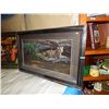 Image 1 : FRAMED LIMITED EDITION PRINT "EMERALD FOREST - DANIEL SMITH  - GALLERY APPROX. $1000