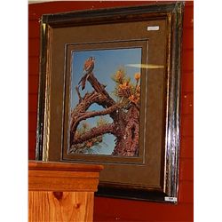 FRAMED LIMITED EDITION PRINT "BIRD'S EYE VIEW - JOHN MULLANCE  - GALLERY APPROX. $450