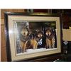 Image 1 : FRAMED PRINT - WOLVES - GALLERY APPROX. $450