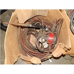 ACETYLINE TORCH, GUAGES AND HOSE