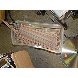 BIN OF WELDING RODS