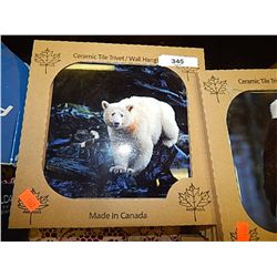 POLAR BEAR CERAMIC TILE - NEW