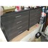 Image 1 : NEW ESPRESSO DRESSER W/ LEATHER FRONT