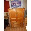 Image 2 : SOLID OAK HIGH BOY DRESSER