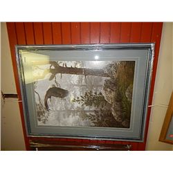 FRAMED PRINT "SHROUDED FOREST - DANIEL SMITH - GALLERY APPROX.$500