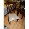 Image 1 : MAHOGANY DINING CHAIR - 6 X BID