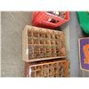 Image 3 : WOOD CRATE OF BOTTLES (2) AND RED CRATE OFBOTTLES TOTAL 3 CRATES