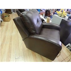 LEATHER SWIVEL, ROCKER (GLIDER), RECLINER - NEW