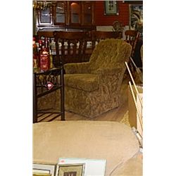 SWIVEL ROCKER RECLINER - UPHOLSTERED