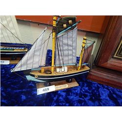 HAND CRAFTED TALL SHIP - 1 PER LOT - LANGOUSTIER