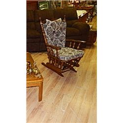 OAK GLIDER ROCKER - WITH CUSIONS