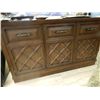 Image 1 : OAK SIDEBOARD - 3 DOOR