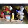 Image 1 : BOX OF PAINT AND CLEANERS - 2 BXS TOTAL