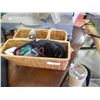 Image 1 : BASKET OF MISC, DIGITAL METER AND MORE