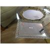 Image 1 : VINTAGE CAST FRAMED MIRROR (SOME DAMAGE) & 1 OTHER FRAMED MIRROR = 2 TOTAL