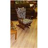 Image 1 : OAK GLIDER ROCKER - WITH CUSIONS