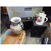 Image 7 : PARKAY FLOORING, BRIEF CASE, VASES, SPEAKERS & MAP