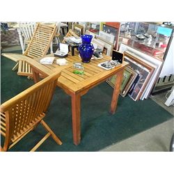 OUTDOOR TEAK FURNITURE - TABLE