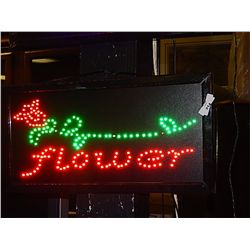 LED ELECTRIC SIGN - NEW - FLOWER