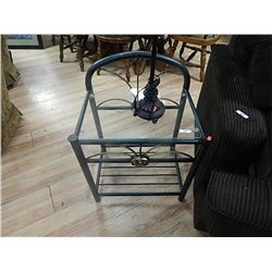 END TABLE - NEW - GLASS AND METAL