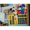 Image 2 : DISNEY POSTCAARDS, NITE LIGHT, & CALCULATOR PLUS POTTERY VASE