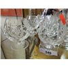 Image 2 : LARGE LOT OF GLASSES -  WINE GLASSES, CROSS & OLIVE CRYSTAL BRANDY  AND MINI PARFAIT GLASSES PLUS CR