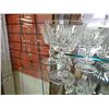 Image 3 : LARGE LOT OF GLASSES -  WINE GLASSES, CROSS & OLIVE CRYSTAL BRANDY  AND MINI PARFAIT GLASSES PLUS CR