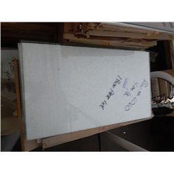 NEW GLASS  - BOX # 6060 - 4 PER BOX - 1 BX PER LOT - CLEAR - 21 3/4 X 12"