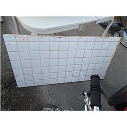 CERAMIC TILE BACK SPLASH - 49" X 26"