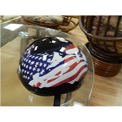 BIKE HELMET - NEW - DOT - I LOVE - USA FLAG